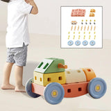 Maxbell 44 Pieces DIY Building Blocks Stacking Blocks for Holiday Preschool Birthday