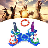 Maxbell Inflatable Pool Ring Toss Toy Practical PVC Premium Party Supplies Water Toy Shark