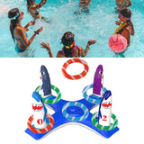 Maxbell Inflatable Pool Ring Toss Toy Practical PVC Premium Party Supplies Water Toy Shark