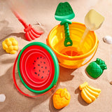 Maxbell 8 Pieces Beach Toys Set Sand Bucket and Shovel for Boys Girls Kids Traveling