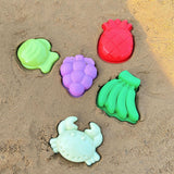 Maxbell 8 Pieces Beach Toys Set Sand Bucket and Shovel for Boys Girls Kids Traveling