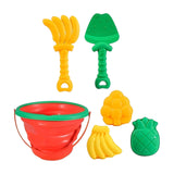Maxbell 8 Pieces Beach Toys Set Sand Bucket and Shovel for Boys Girls Kids Traveling