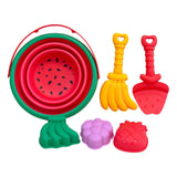 Maxbell 8 Pieces Beach Toys Set Sand Bucket and Shovel for Boys Girls Kids Traveling