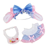 Maxbell 17cm Doll Clothes Set Cosplay Doll Outfit Accessories for Apartment Children