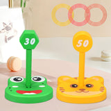 Maxbell Ring Tossing Play Ferrule Ring Hook Game for Parent Child Adults Kids Family