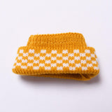 Maxbell 2 Pieces Plush Doll Sweater and Hat Doll Clothes for 5.91inch 6.69inch Dolls yellow