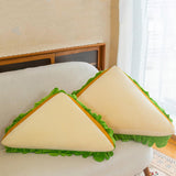 Maxbell Sandwich Plush Toy 3D Food Stuffed Plush Pillow for Kids Adults Housewarming