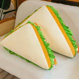 Maxbell Sandwich Plush Toy 3D Food Stuffed Plush Pillow for Kids Adults Housewarming