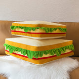 Maxbell Sandwich Plush Toy 3D Food Stuffed Plush Pillow for Kids Adults Housewarming