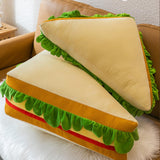 Maxbell Sandwich Plush Toy 3D Food Stuffed Plush Pillow for Kids Adults Housewarming