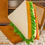 Maxbell Sandwich Plush Toy 3D Food Stuffed Plush Pillow for Kids Adults Housewarming