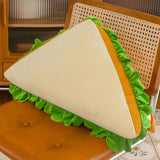 Maxbell Sandwich Plush Toy 3D Food Stuffed Plush Pillow for Kids Adults Housewarming