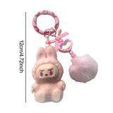 Maxbell Plush Cartoon Doll Keychain Cartoon Character Ornament for Creative Gift Key