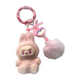 Maxbell Plush Cartoon Doll Keychain Cartoon Character Ornament for Creative Gift Key