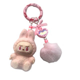 Maxbell Plush Cartoon Doll Keychain Cartoon Character Ornament for Creative Gift Key