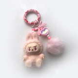 Maxbell Plush Cartoon Doll Keychain Cartoon Character Ornament for Creative Gift Key