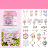 Maxbell Hair Accessories for Girls with Jewelry Box for Birthday Sleepovers Festival