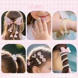 Maxbell Hair Accessories for Girls with Jewelry Box for Birthday Sleepovers Festival
