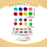 Maxbell Balls in Cups Parent Child Interactive Toy Wooden Matching Game for Children