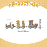 Maxbell Pull Along Toy Interactive Animal Train Toy for Kids Christmas Birthday Gift