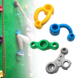 Maxbell 4 Pieces Climbing Grip Kits Rock Wall Holds for Outdoor Indoor Kids Children