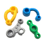 Maxbell 4 Pieces Climbing Grip Kits Rock Wall Holds for Outdoor Indoor Kids Children