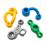 Maxbell 4 Pieces Climbing Grip Kits Rock Wall Holds for Outdoor Indoor Kids Children