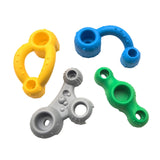 Maxbell 4 Pieces Climbing Grip Kits Rock Wall Holds for Outdoor Indoor Kids Children