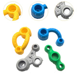 Maxbell 4 Pieces Climbing Grip Kits Rock Wall Holds for Outdoor Indoor Kids Children