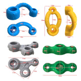 Maxbell 4x Children Rock Climbing Holds DIY Climbing Grip Kits for Kids Children Gym A