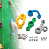 Maxbell 4x Children Rock Climbing Holds DIY Climbing Grip Kits for Kids Children Gym A