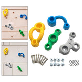 Maxbell 4x Children Rock Climbing Holds DIY Climbing Grip Kits for Kids Children Gym A