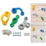 Maxbell 4x Children Rock Climbing Holds DIY Climbing Grip Kits for Kids Children Gym A
