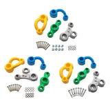 Maxbell 4x Children Rock Climbing Holds DIY Climbing Grip Kits for Kids Children Gym A