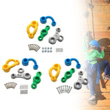 Maxbell 4x Children Rock Climbing Holds DIY Climbing Grip Kits for Kids Children Gym A