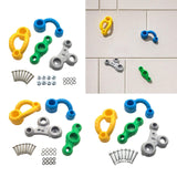 Maxbell 4x Children Rock Climbing Holds DIY Climbing Grip Kits for Kids Children Gym A