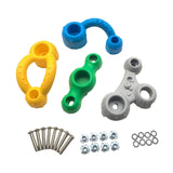 Maxbell 4x Children Rock Climbing Holds DIY Climbing Grip Kits for Kids Children Gym A