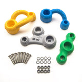 Maxbell 4x Children Rock Climbing Holds DIY Climbing Grip Kits for Kids Children Gym B