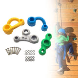 Maxbell 4x Children Rock Climbing Holds DIY Climbing Grip Kits for Kids Children Gym B