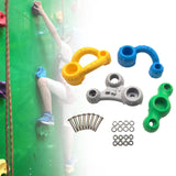 Maxbell 4x Children Rock Climbing Holds DIY Climbing Grip Kits for Kids Children Gym B