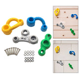 Maxbell 4x Children Rock Climbing Holds DIY Climbing Grip Kits for Kids Children Gym B