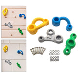 Maxbell 4x Children Rock Climbing Holds DIY Climbing Grip Kits for Kids Children Gym B
