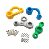 Maxbell 4x Children Rock Climbing Holds DIY Climbing Grip Kits for Kids Children Gym B