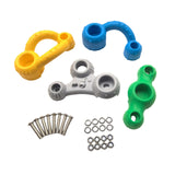 Maxbell 4x Children Rock Climbing Holds DIY Climbing Grip Kits for Kids Children Gym B