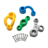 Maxbell 4x Children Rock Climbing Holds DIY Climbing Grip Kits for Kids Children Gym C