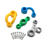 Maxbell 4x Children Rock Climbing Holds DIY Climbing Grip Kits for Kids Children Gym C