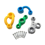 Maxbell 4x Children Rock Climbing Holds DIY Climbing Grip Kits for Kids Children Gym C