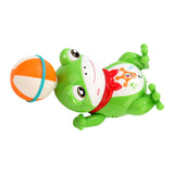 Maxbell Kids Electric Frog Toy Cute LED Musical Spinning Ball Frog Toy for Party Toy