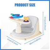 Maxbell Baby Bath Time Seat Comfortable Baby Bathtub Seat for 6 Month & up Baby Kids