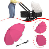 Maxbell Kids Stroller Umbrella Protector 360° Swivel Folding Pram Pushchair Umbrella